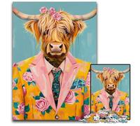 Puzzle per adulti da 1000 pezzi, puzzle con dipinto a olio di Yak, sfida educativa, ideale come regalo per tutta la famiglia dai 14 anni in su, 50x75cm