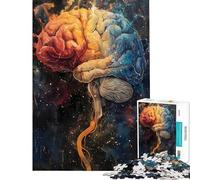 Puzzle per adulti da 1000 pezzi puzzle "Cosmic Brain" per ragazzi giochi rilassanti divertenti e spiritosi regali di compleanno e unici (dimensioni 38x52cm)