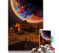 Puzzle per adulti da 1000 pezzi puzzle da 1000 pezzi paesaggio onirico difficile interessante riduzione dello stress interazione genitore-figlio 75x50cm