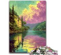 Puzzle per adulti da 1000 pezzi, puzzle da dipingere, gioco stimolante, ideale come regalo per tutta la famiglia (38x26cm)