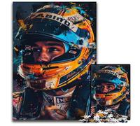 Puzzle per adulti da 1000 pezzi, puzzle da pilota di Moto GP per età 14+, sfida educativa, attività divertenti a casa, regali di compleanno, regali di viaggio 50X75CM