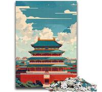 Puzzle per adulti da 1000 pezzi, puzzle del Tempio proibito per adulti, antistress, sfida difficile, decorazioni e regali unici per la casa (50x75cm)