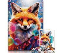 Puzzle per adulti da 1000 pezzi, puzzle di animali e volpi per adulti, gioco stimolante, ideale come regalo per tutta la famiglia (dimensioni 75x50cm)