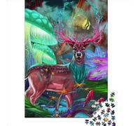 Puzzle per adulti da 1000 pezzi, puzzle di cervi leggendari per adulti, puzzle di cartone, divertente regalo di Natale, 1000 pezzi (38x26 cm)