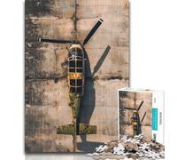 Puzzle per adulti da 1000 pezzi, puzzle di elicotteri, stimolanti giochi di attività per famiglie, giocattoli fai da te per decorazioni murali di casa, regali (dimensioni 75x50cm)