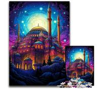 Puzzle per adulti da 1000 pezzi puzzle di Santa Sofia in Turchia per adulti perfetti come regali di compleanno Natale e Halloween 1000 pezzi (38x26 cm)