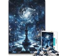 Puzzle per adulti da 1000 pezzi, puzzle Galaxy Universe, scacchi, gioco educativo per famiglie, analisi e logica, giocattoli antistress, 38x52cm (1000 pezzi)