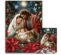 Puzzle per adulti da 1000 pezzi, puzzle "Gesù sta arrivando", giocattoli educativi per l'apprendimento, ideali come regali per tutta la famiglia dai 14 anni in su, 50x75cm