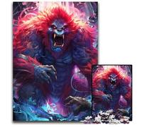 Puzzle per adulti da 1000 pezzi, puzzle gigante con superpoteri del gorilla per adulti, ideale per divertimento in famiglia, relax e regali per le feste, 50x75cm/19,68x29,52 pollici