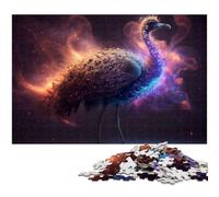 Puzzle per adulti da 1000 pezzi puzzle in legno raffigurante un emù ottimo regalo per Natale (dimensioni 75x50 cm)