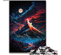 Puzzle per adulti da 1000 pezzi, puzzle mistici con picchi di montagna in cartone, rompicapo stimolante per adolescenti, perfetto come decorazione per la casa o come regalo 1000 pezzi(26x38cm)
