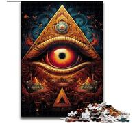 Puzzle per adulti da 1000 pezzi, puzzle "Occhio misterioso" per adulti, dimensioni 50x75cm, attività divertente per tutta la famiglia, sfida per il cervello, regalo perfetto per adolescenti