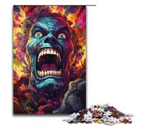 Puzzle per adulti da 1000 pezzi puzzle psichedelico colorato con eroi puzzle di carta per adulti giochi per famiglie regali di Natale e compleanno 1000 pezzi (38x26 cm)