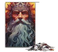 Puzzle per adulti da 1000 pezzi Puzzle psichedelico Padre degli Dei del Nord Puzzle di carta per adulti Giochi per famiglie Regali di Natale e compleanno 1000 pezzi (38x26 cm)