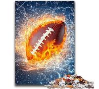 Puzzle per adulti da 1000 pezzi, puzzle sul ghiaccio e sul fuoco, gioco impegnativo e gioco per famiglie, regali di Babbo Natale segreto, 50x75cm