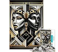 Puzzle per adulti da 1000 pezzi puzzle Techno Human Canvas gioco rompicapo per tutta la famiglia compleanno e Natale (dimensioni 38x52cm)