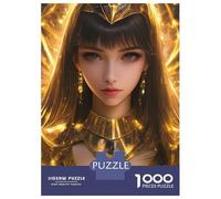 Puzzle Per Adulti Da 1000 Pezzi Queen Cleopatra in Gold Puzzle Giochi Rilassanti Sfida Difficile Regali Unici Per Compleanno E Natale 38x26cm/1000pcs