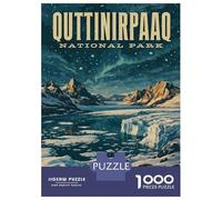 Puzzle Per Adulti Da 1000 Pezzi Quttinirpaaq National Park Vintage Puzzle Per Adulti Gioco Rompicapo Regali Per Donne Attività Divertenti A Casa 70x50cm/1000pcs