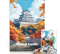 Puzzle per adulti da 1000 pezzi raffigurante il Castello di Himeji in Giappone gioco educativo decorazione per la casa per rafforzare l'amore tra le coppie 50x75cm