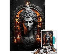 Puzzle per adulti da 1000 pezzi raffigurante il dio greco Ade Puzzle educativo divertente e stimolante ideale per tutta la famiglia (75x50cm)
