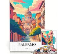 Puzzle per adulti da 1000 pezzi raffigurante il Duomo di Palermo, gioco rilassante, regalo di compleanno, regalo di Natale 38x52cm