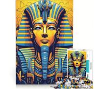 Puzzle per adulti da 1000 pezzi raffigurante il faraone Ramses II gioco educativo difficile compleanno e Natale 38x26cm