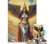 Puzzle per adulti da 1000 pezzi raffigurante la dea Iside, gioco educativo, livello di difficoltà elevato, compleanno e Natale 38x52cm