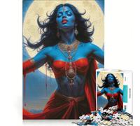 Puzzle per adulti da 1000 pezzi raffigurante la Dea Kali, presenza divina, gioco educativo, difficile, compleanno e Natale 38x26cm