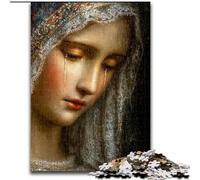 Puzzle per adulti da 1000 pezzi, raffigurante la Vergine Maria, giocattoli educativi e regali unici per compleanni dai 14 anni in su dimensioni 26x38cm