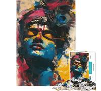 Puzzle per adulti da 1000 pezzi raffigurante lo splendore di Krishna Gioco rilassante per adulti decorazione perfetta ideale come regalo (dimensioni 38x52cm)