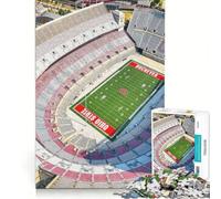 Puzzle per adulti da 1000 pezzi raffigurante lo stadio di baseball dei Buckeyes, decorazione da parete, attività interattiva genitore-figlio, compleanno o altre occasioni 38x52cm