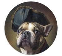 Puzzle per adulti da 1000 pezzi raffigurante Napoleone e il bulldog francese, un regalo perfetto per il divertimento in famiglia (67,5x67,5cm)