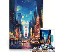 Puzzle per adulti da 1000 pezzi raffigurante Times Square a New York un gioco impossibile ideale per divertirsi a casa perfetto come regalo di Natale o di compleanno 50x75cm