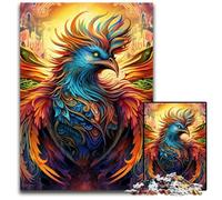 Puzzle per adulti da 1000 pezzi, raffigurante uccelli fenici psichedelici, giocattolo educativo per adolescenti, decorazione per casa e ufficio, 50x75CM/19,68x29,52 pollici.