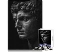 Puzzle per adulti da 1000 pezzi raffigurante un busto dell'antica Grecia, divertente e umoristico, perfetto per una serata di giochi e divertimento in famiglia, dimensioni: 50x75cm