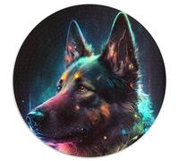 Puzzle per adulti da 1000 pezzi raffigurante un cane da pastore. Puzzle impegnativi ideali per gli innamorati, perfetti come regalo di Natale, Capodanno e San Valentino. Dimensioni: 67,5x67,5 cm.
