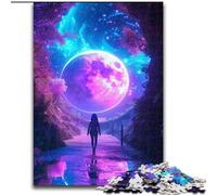 Puzzle per adulti da 1000 pezzi raffigurante un pianeta psichedelico, perfetto per il divertimento in famiglia a Natale, Ringraziamento, compleanni e Pasqua (dimensioni: 26x38cm)