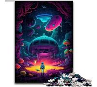 Puzzle per adulti da 1000 pezzi raffigurante un ragazzo nello spazio psichedelico Un rompicapo stimolante per adolescenti, perfetto come decorazione per la casa o come regalo (dimensioni: 26x38cm)