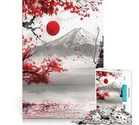 Puzzle per adulti da 1000 pezzi raffigurante un samurai giapponese con un drago ombra, ideale per il relax, l'interazione genitore-figlio, una collezione d'artista e opere d'arte 38x52cm