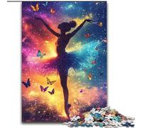 Puzzle per adulti da 1000 pezzi raffigurante una ballerina di danza classica, un rompicapo stimolante per adolescenti, perfetto come decorazione per la casa o come regalo, 50x75cm
