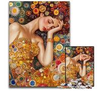 Puzzle per adulti da 1000 pezzi,raffigurante una bella donna addormentata,in cartone,per regali di decorazione per la casa,giocattolo stimolante per la famiglia,perfetto per le serate di gioco