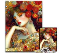 Puzzle per adulti da 1000 pezzi, raffigurante una bella donna, in cartone, con giochi divertenti, ideale come regalo per tutta la famiglia, dai 14 anni in su, dimensioni 26x38cm