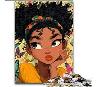 Puzzle per adulti da 1000 pezzi raffigurante una donna americana, giochi educativi, decorazioni per la casa, ideali come regalo per tutta la famiglia dimensioni 26x38cm
