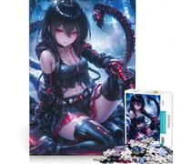 Puzzle per adulti da 1000 pezzi, raffigurante una donna cyborg, antistress, da assemblare, compleanno e Natale 50x75cm