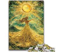 Puzzle per adulti da 1000 pezzi, raffigurante una donna misteriosa, adatto a partire dai 14 anni, ideale come regalo per tutta la famiglia, 26x38cm