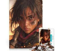 Puzzle per adulti da 1000 pezzi raffigurante una giovane donna dallo sguardo determinato un giocattolo educativo di difficoltà elevata perfetto come regalo per la lista dei desideri con Babbo Natale