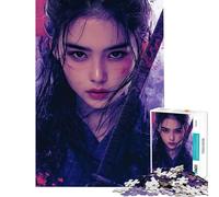 Puzzle per adulti da 1000 pezzi raffigurante una guerriera samurai un gioco pratico per adulti ideale per la decorazione della casa compleanni e occasioni speciali (38x26cm)