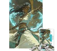 Puzzle per adulti da 1000 pezzi raffigurante una mistica guerriera e una guaritrice divina Puzzle fai-da-te per adulti decorazione da parete compleanno e Natale (dimensioni 50x75cm)
