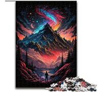 Puzzle per adulti da 1000 pezzi raffigurante una vetta di montagna mistica in legno perfetto per decorare la casa o l'ufficio ideale come regalo di Natale decorazione artistica fai da te perfetto