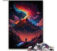 Puzzle per adulti da 1000 pezzi raffigurante una vetta di montagna mistica in legno perfetto per decorare la casa o l'ufficio ideale come regalo di Natale decorazione artistica fai da te perfetto